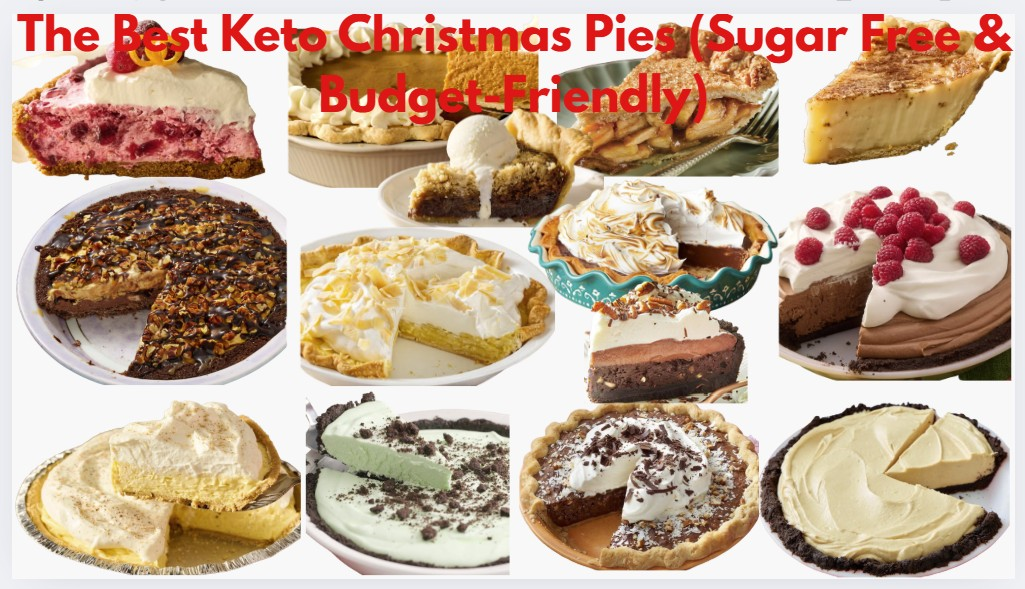 The Best Keto Christmas Pies (Sugar Free & Budget-Friendly)