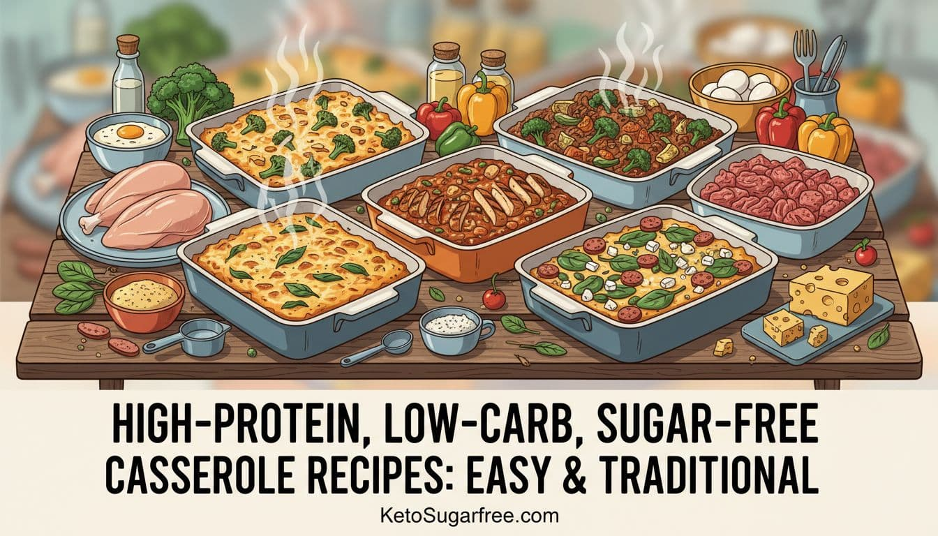 The Best High-Protein, Low-Carb, Sugar-Free Casserole Recipes: Easy & Traditional