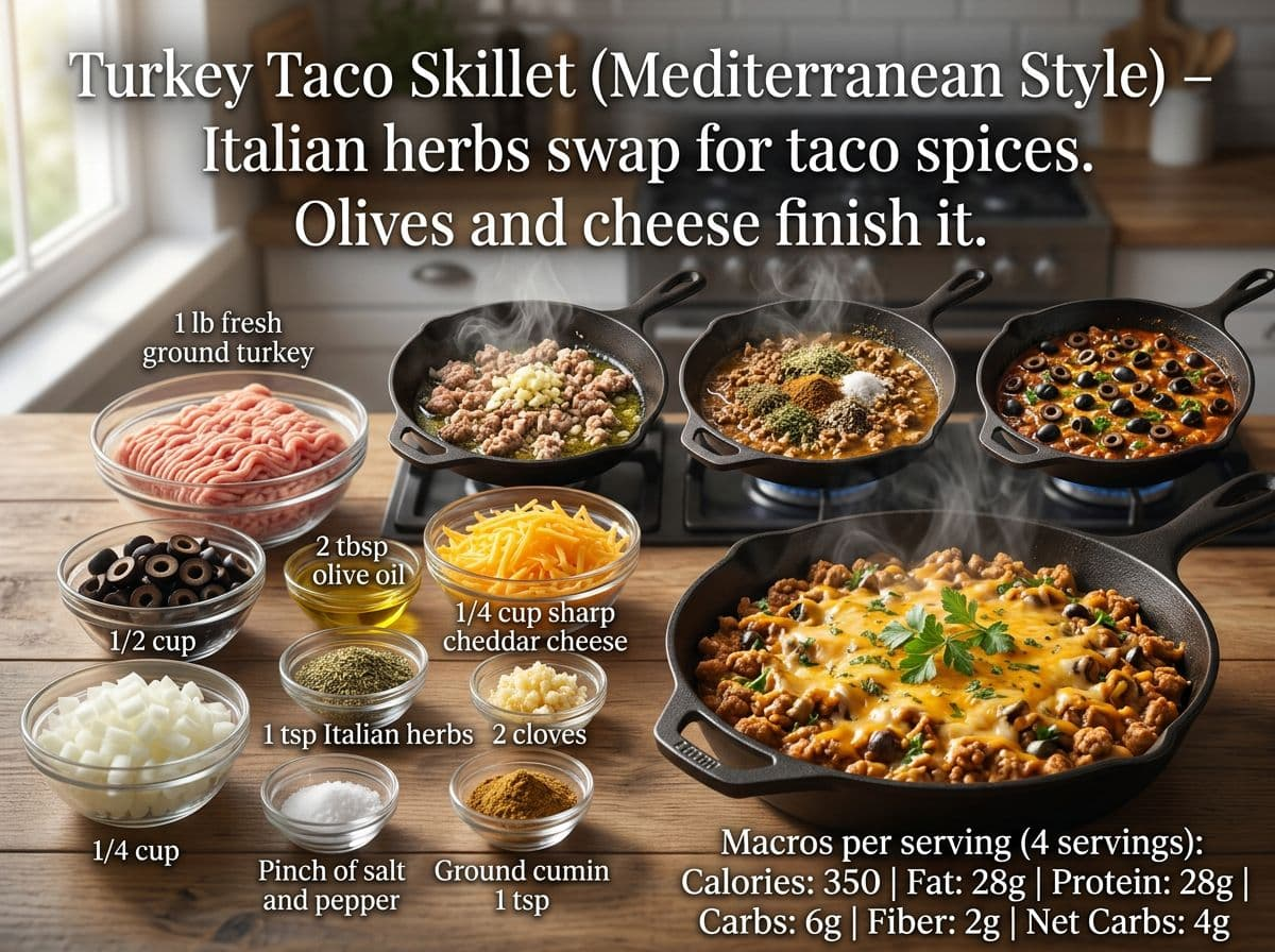 The Best 50 Mediterranean Keto Turkey Recipes: Easy