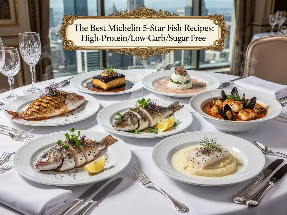 The Best Michelin 5-Star Fish Recipes: High-Protein/Low-Carb/Sugar Free