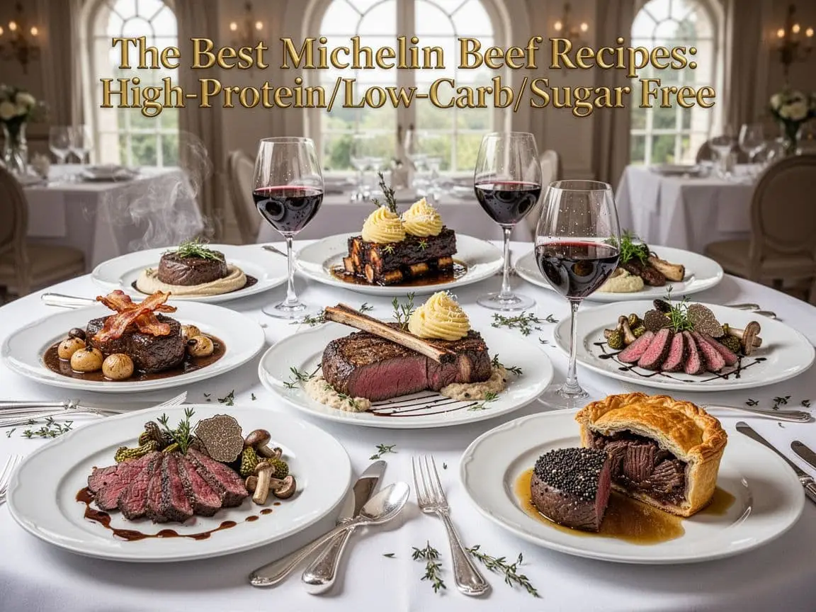 The Best Michelin 5-Star Beef Recipes: High-Protein/Low-Carb/Sugar Free