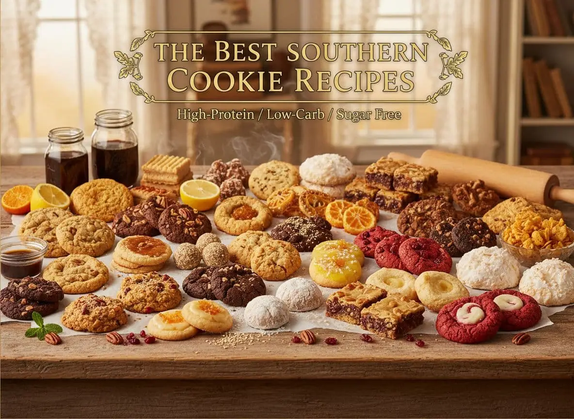 The Best Southern Cookie Recipes: High-Protein/Low-Carb/Sugar Free