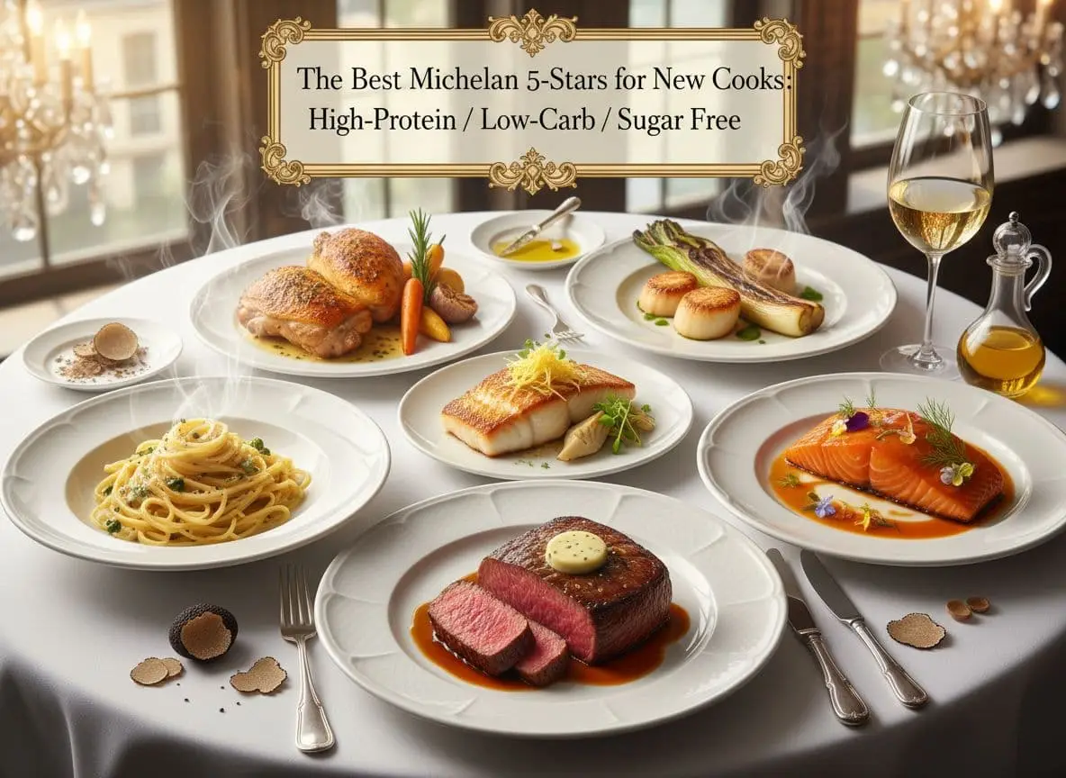 The Best Michelin 5-Star Recipes for New Cooks: High-Protein/Low-Carb/Sugar Free