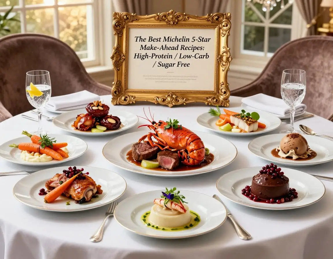 The Best Michelin 5-Star Make-Ahead Recipes: High-Protein/Low-Carb/Sugar Free