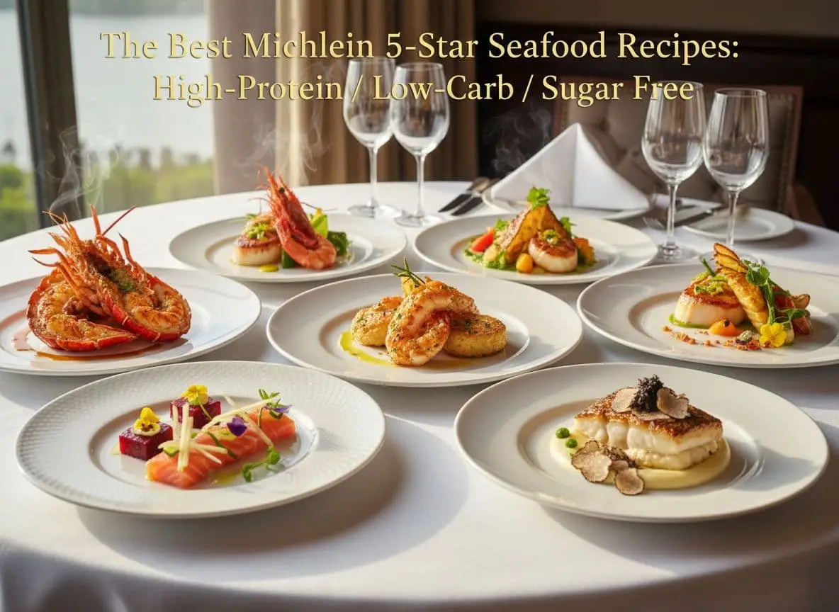 The Best Michelin 5-Star Seafood Recipes: High-Protein/ Low-Carb/Sugar Free