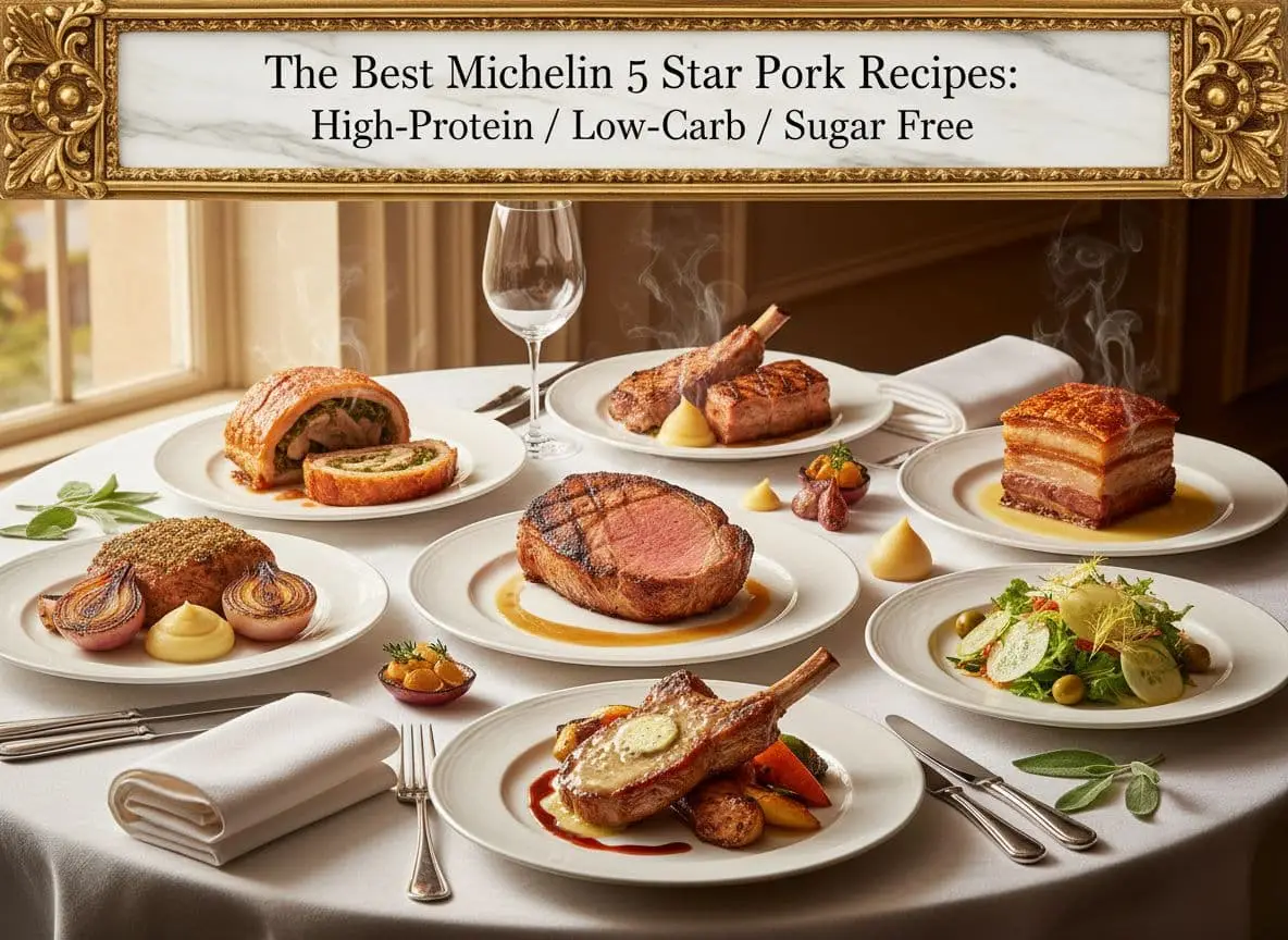 The Best Michelin 5-Star Pork Recipes: High-Protein/Low-Carb/Sugar Free