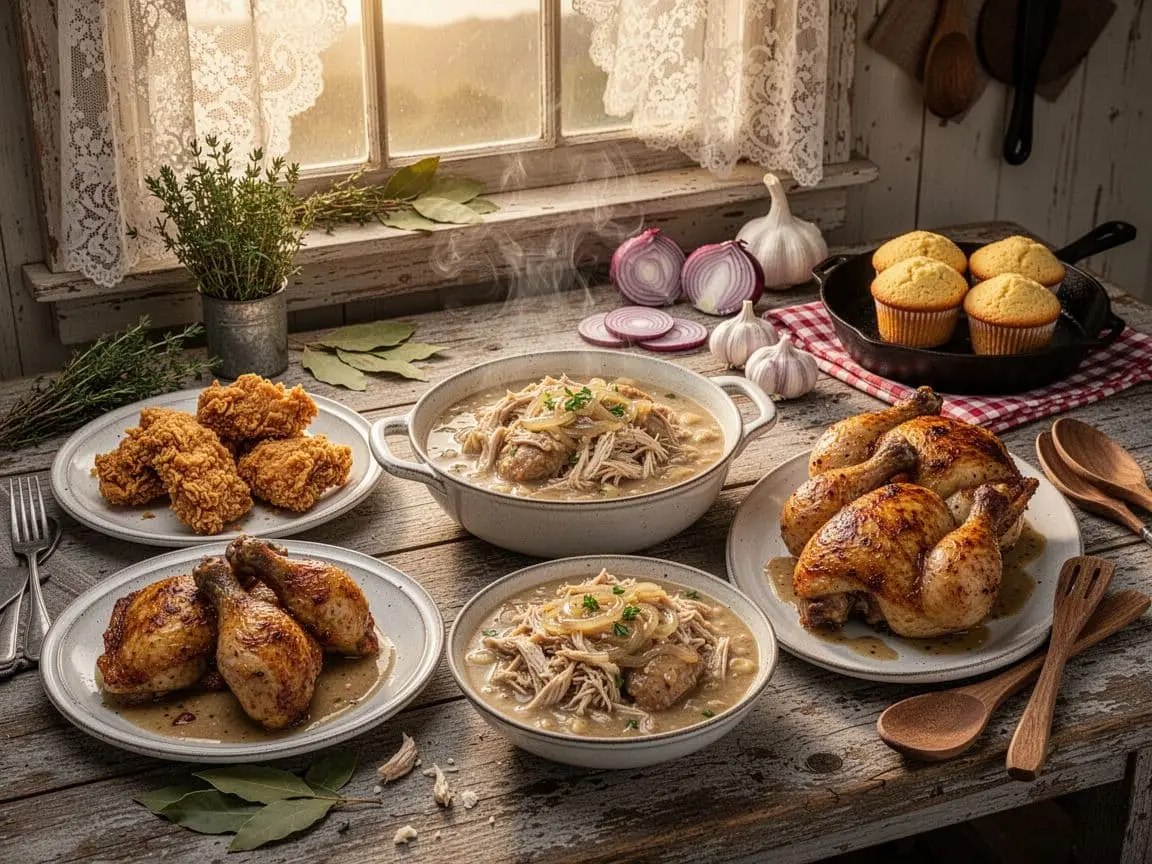 The Best Southern Chicken Recipes: High-Protein/Low-Carb/Sugar Free